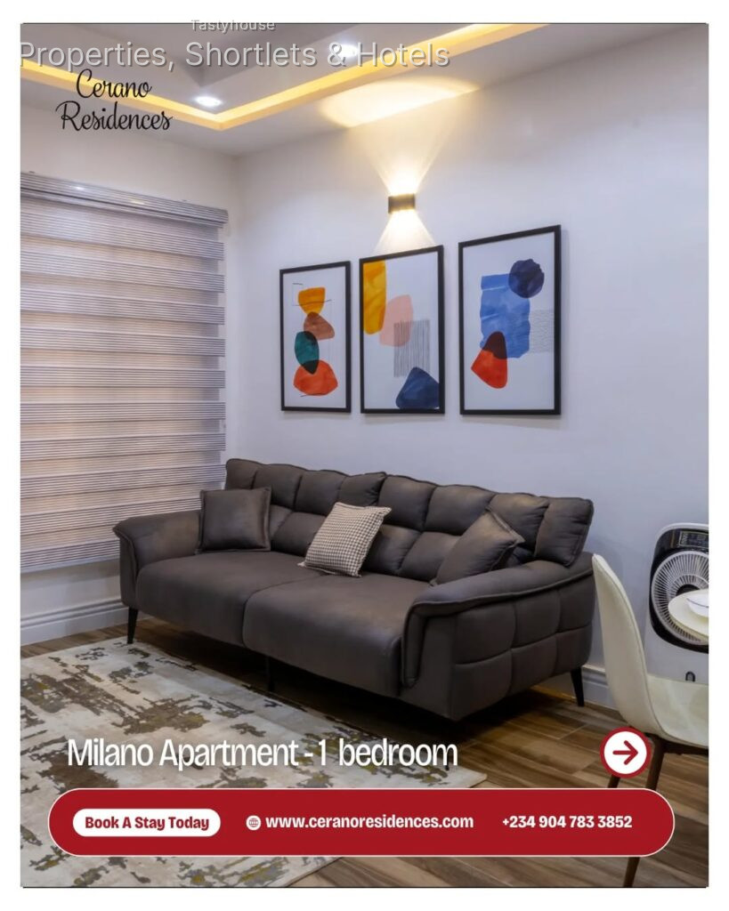 1 – Bedroom Apartment