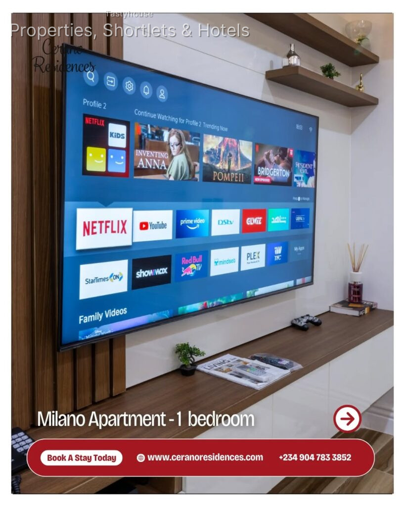 1 – Bedroom Apartment