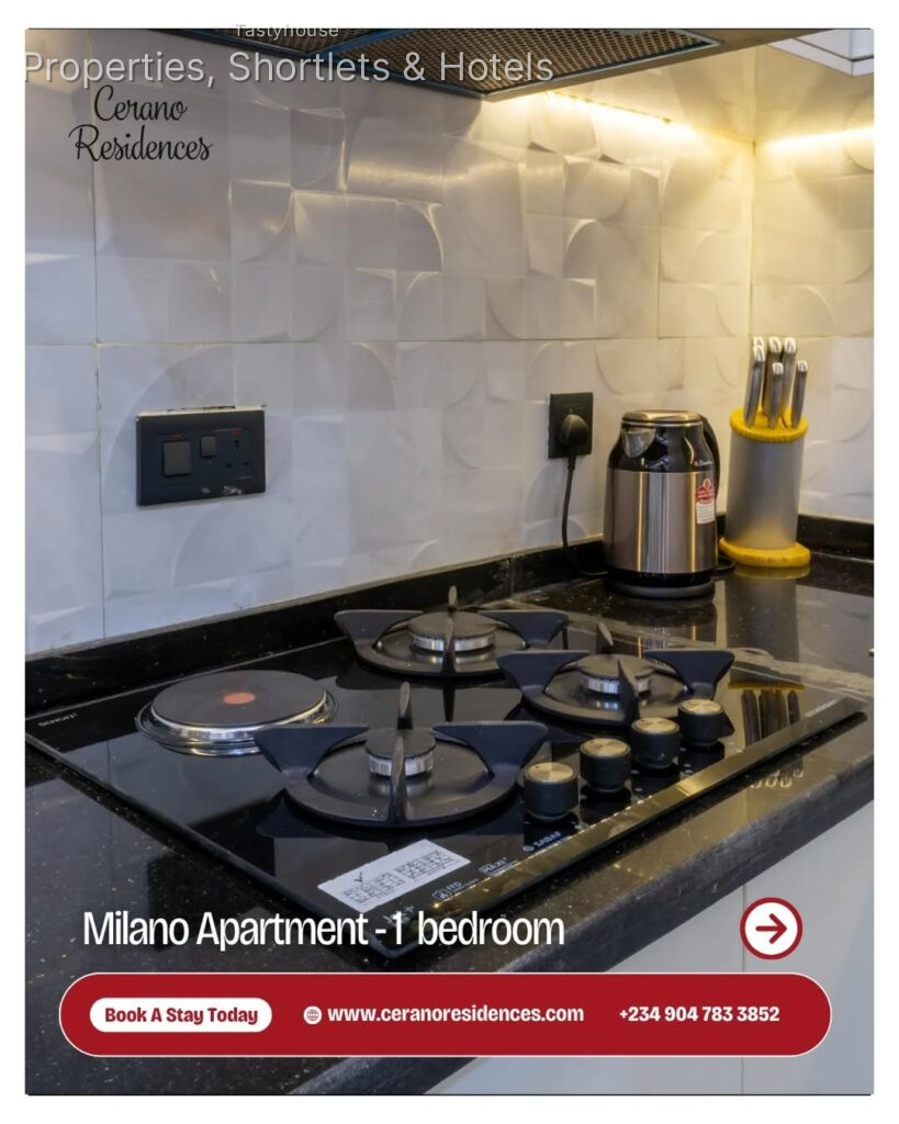 1 – Bedroom Apartment