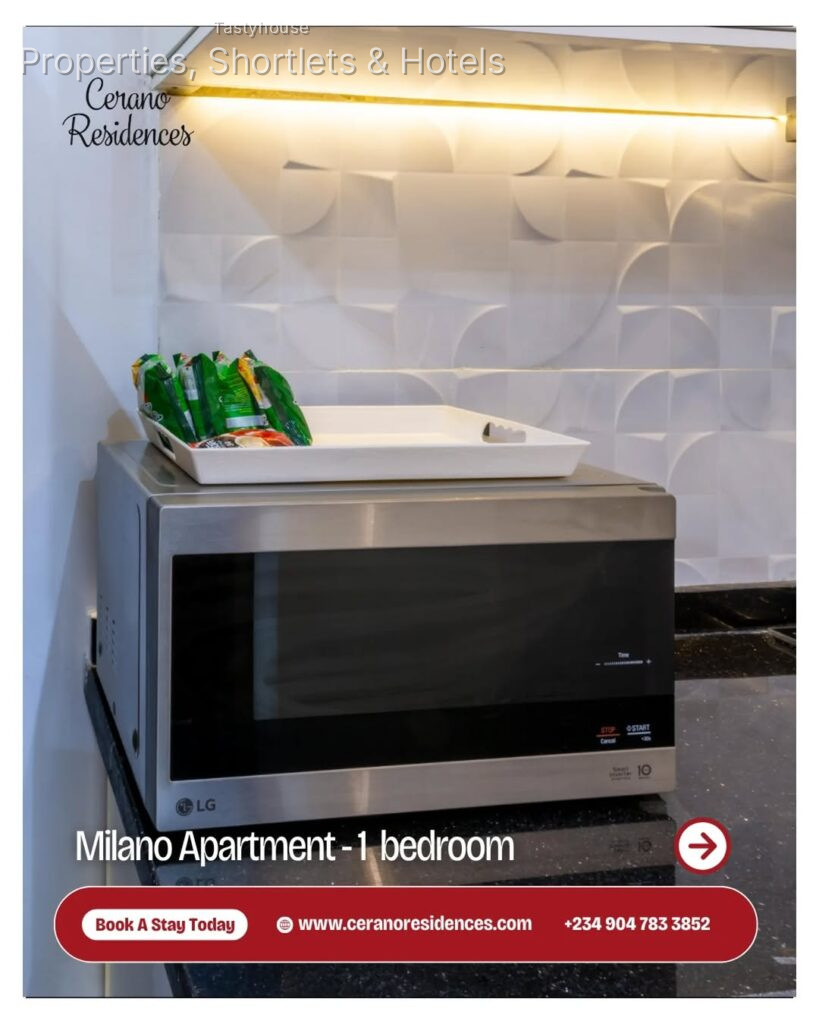1 – Bedroom Apartment