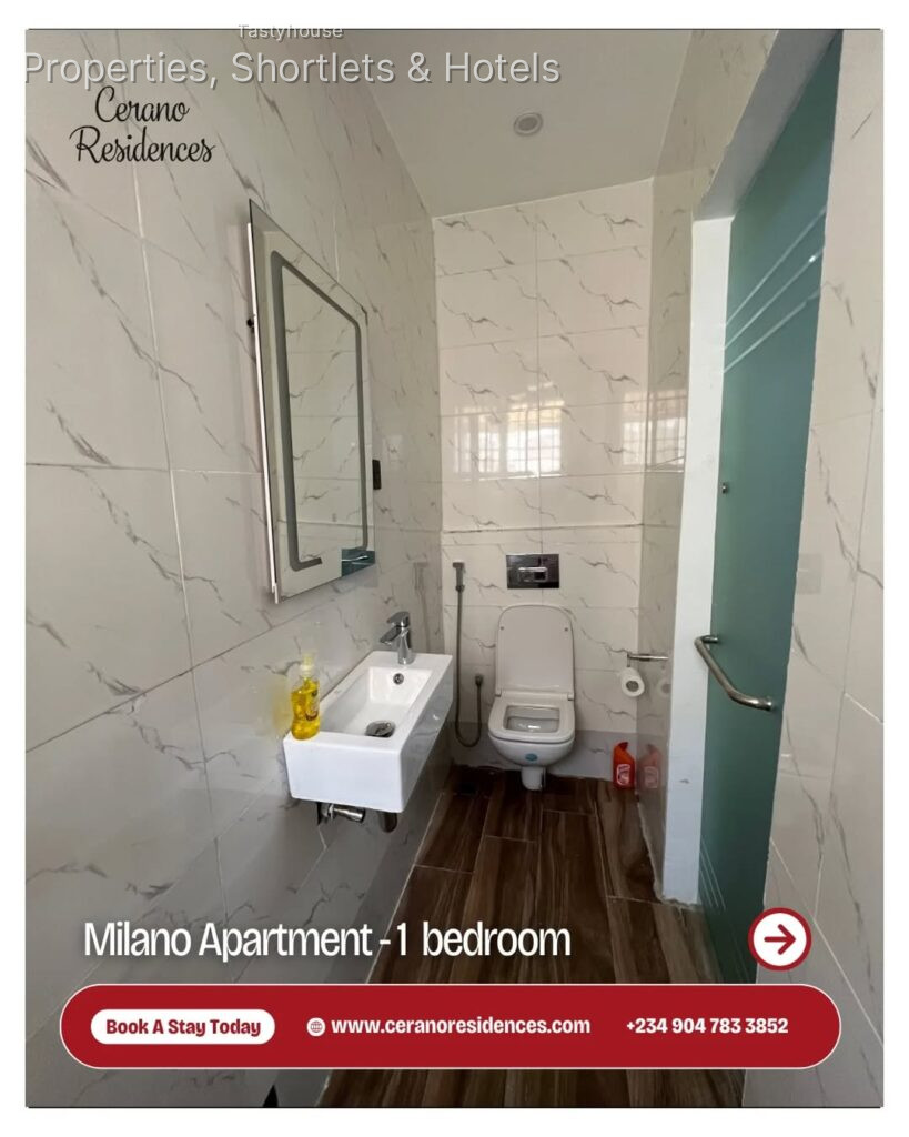 1 – Bedroom Apartment