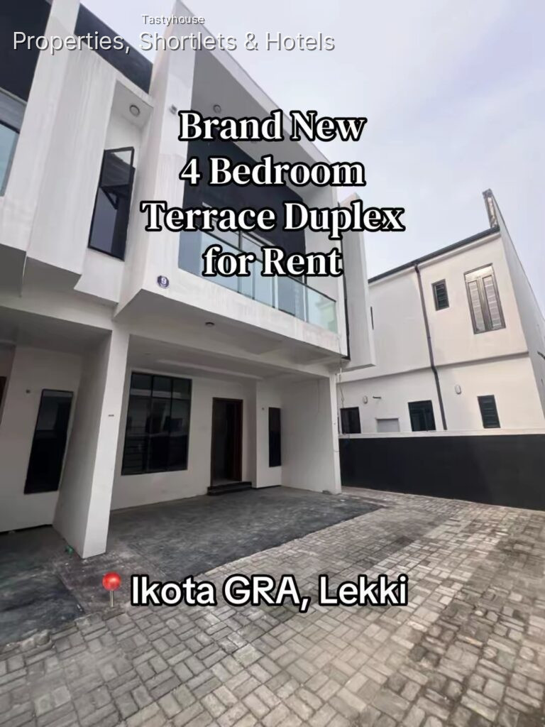 Brand New 4-Bedroom Terrace Duplex