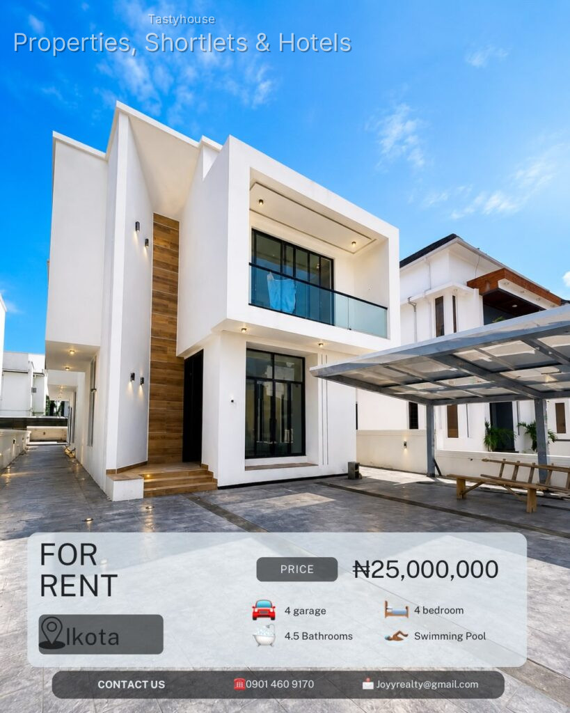 4 – BEDROOM DETACHED DUPLEX