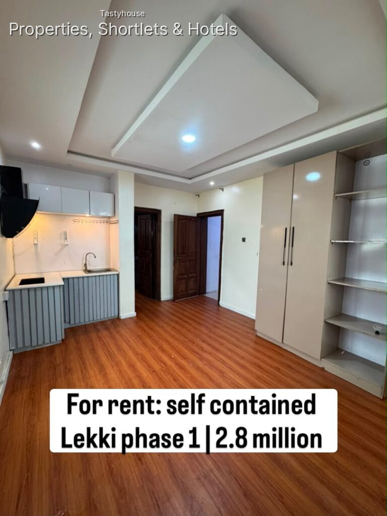 Lovely Self Contain Studio Apartment withan open plan kitchen f