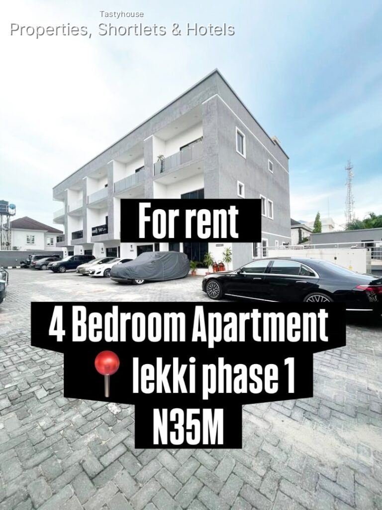 4 BEDROOM FULLY FURNISHED TERRACE DUPLEX
