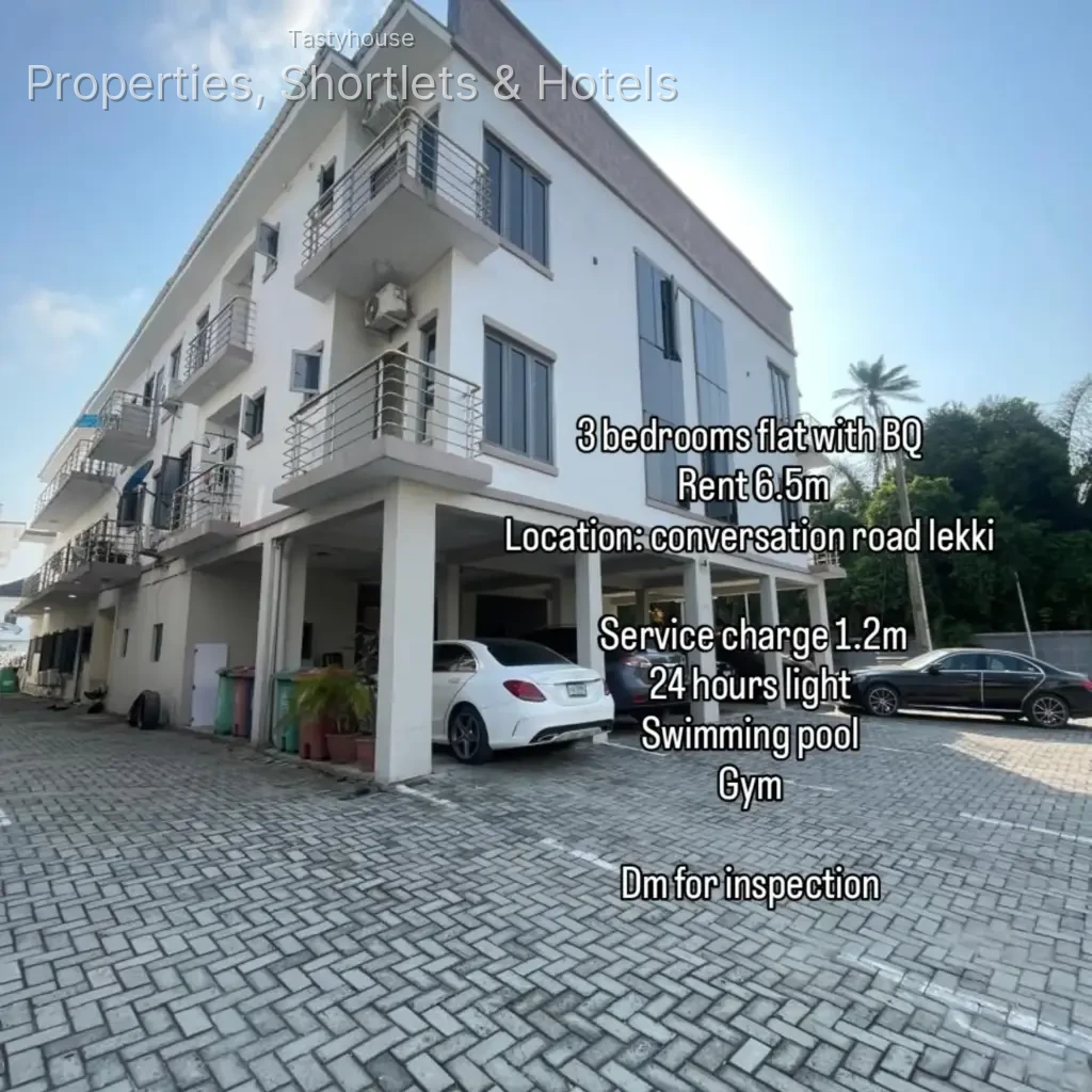 3 bedrooms flat with BỌ
