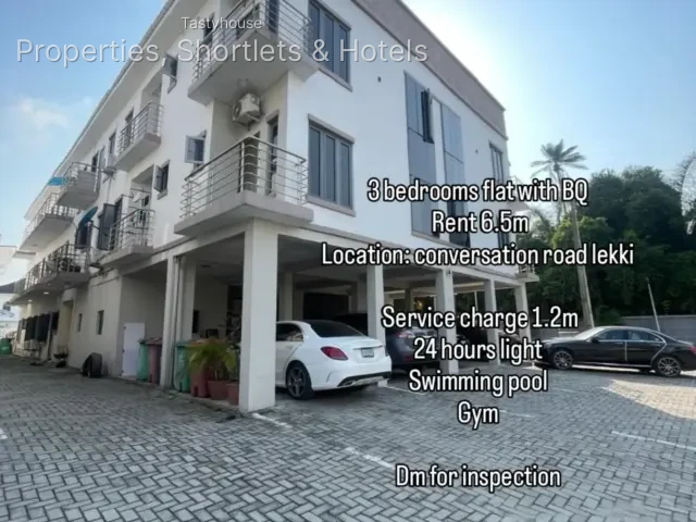 3 bedrooms flat with BỌ