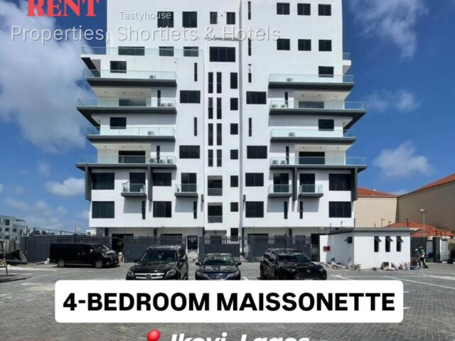 4-Bedroom terrace with a room BQ