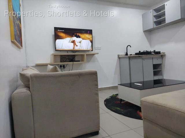 A well-finished 1-bedroom apartment with aspacious parlor