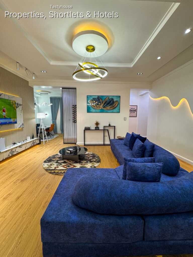 Furnished and serviced 3 bedroom apartment
