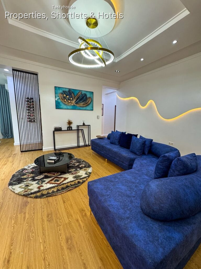 Furnished and serviced 3 bedroom apartment