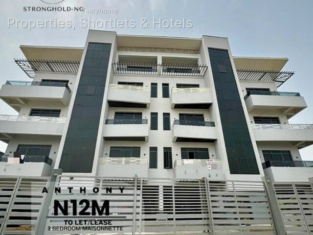 3-Bedroom maisonette duplex with bg,Elevator & designated parking space