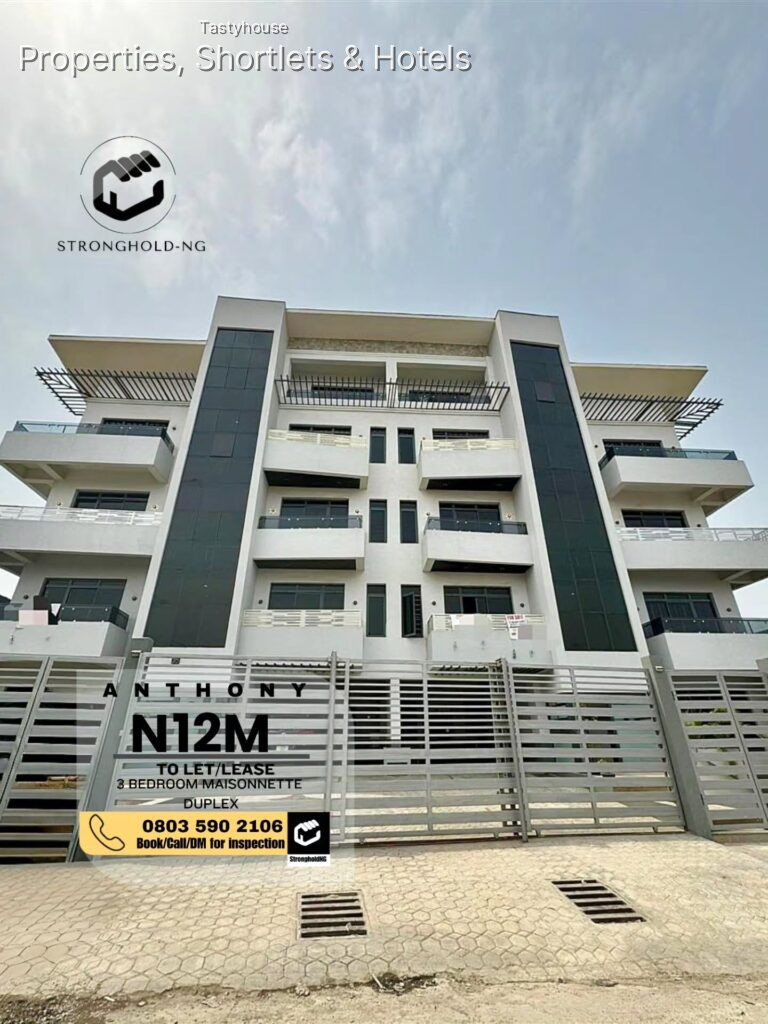3-Bedroom maisonette duplex with bg,Elevator & designated parking space