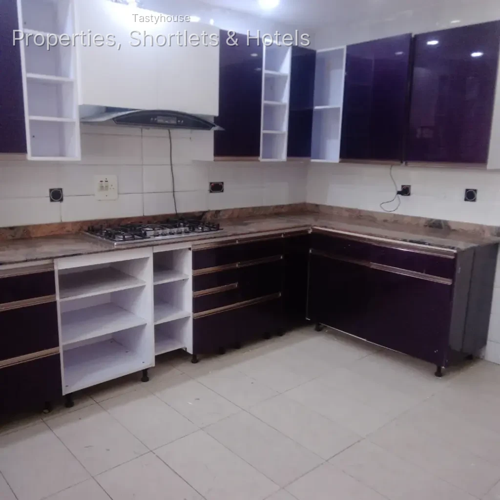 3-bedroom flat + BQ., beautifully finished