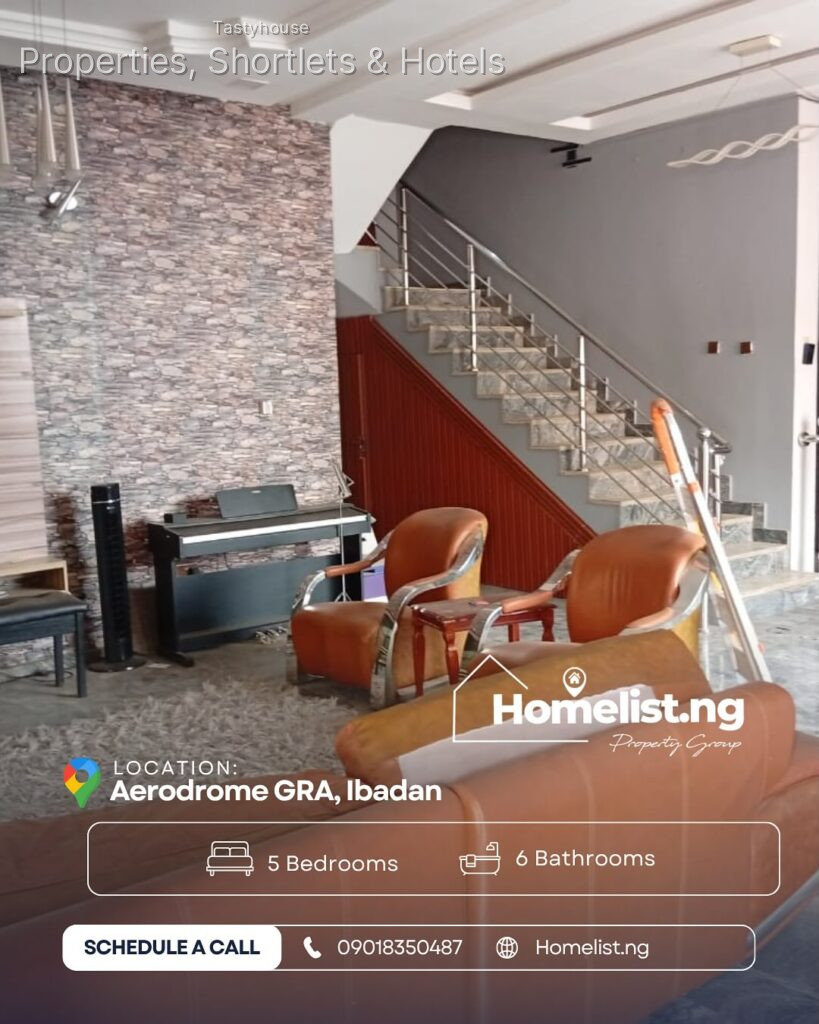 5-bedroom fully furnished duplex