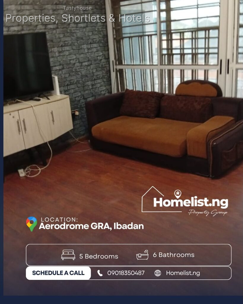 5-bedroom fully furnished duplex