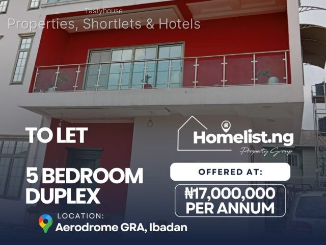5-bedroom fully furnished duplex