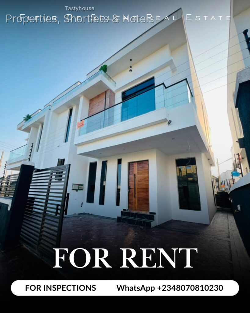 4 – Bedroom Semi Detached Duplex