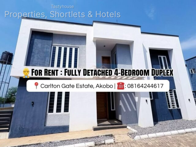 A Fully Detached 4-Bedroom Duplex