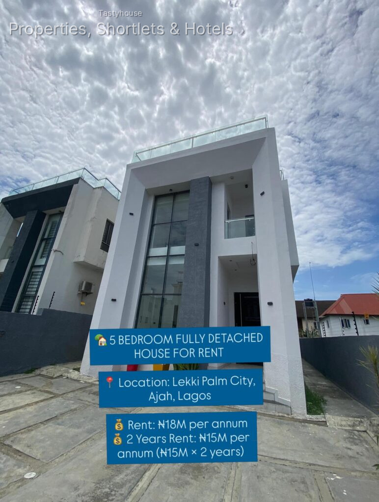 5 BEDROOM FULLY DETACHED HOUSE