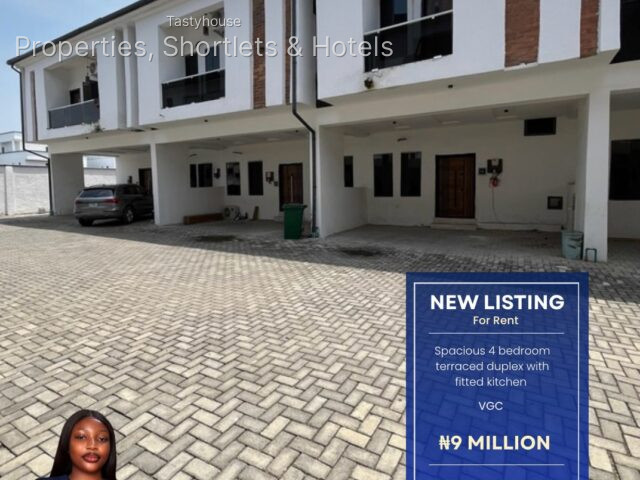4 bedroom Duplex