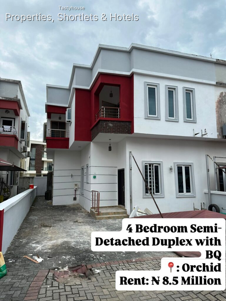 4 Bedroom Semi Detached Duplex