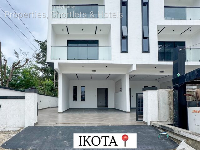 NEWLY BUILT 4 BEDROOM TERRACE DUPLEX WITH A BQ
