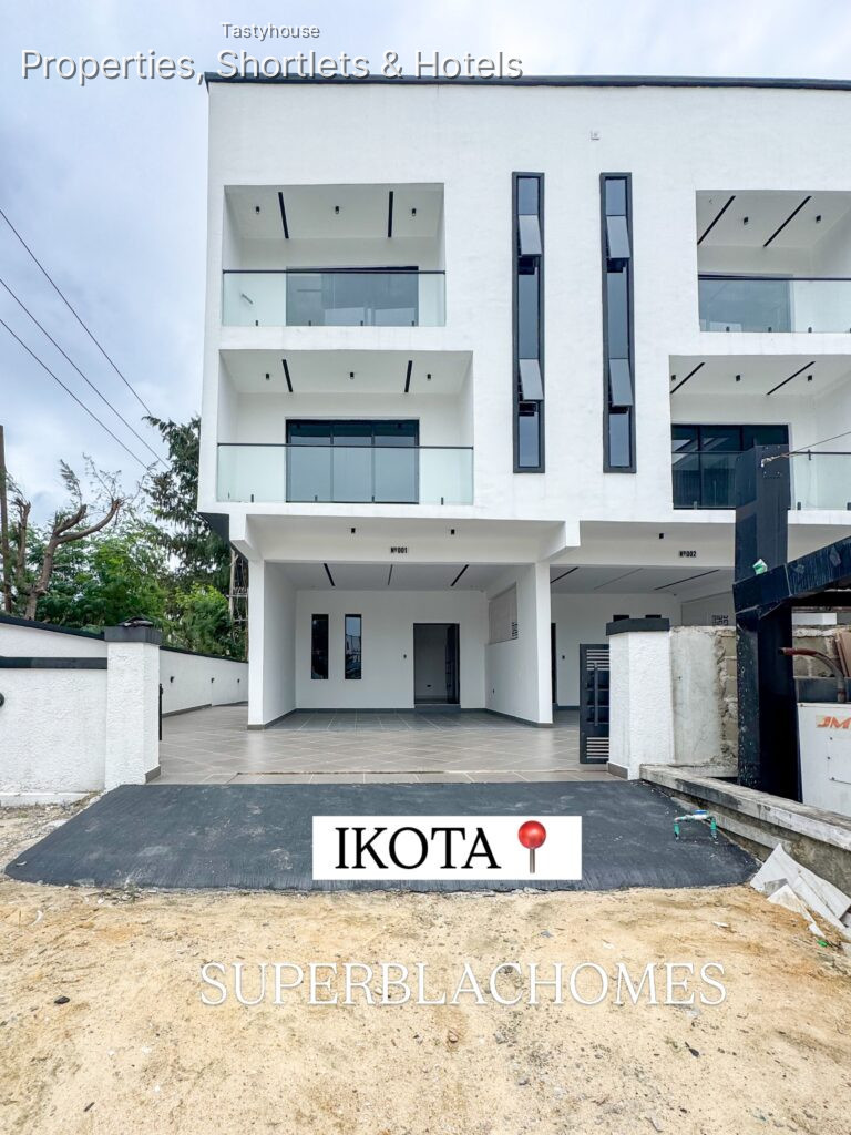 NEWLY BUILT 4 BEDROOM TERRACE DUPLEX WITH A BQ