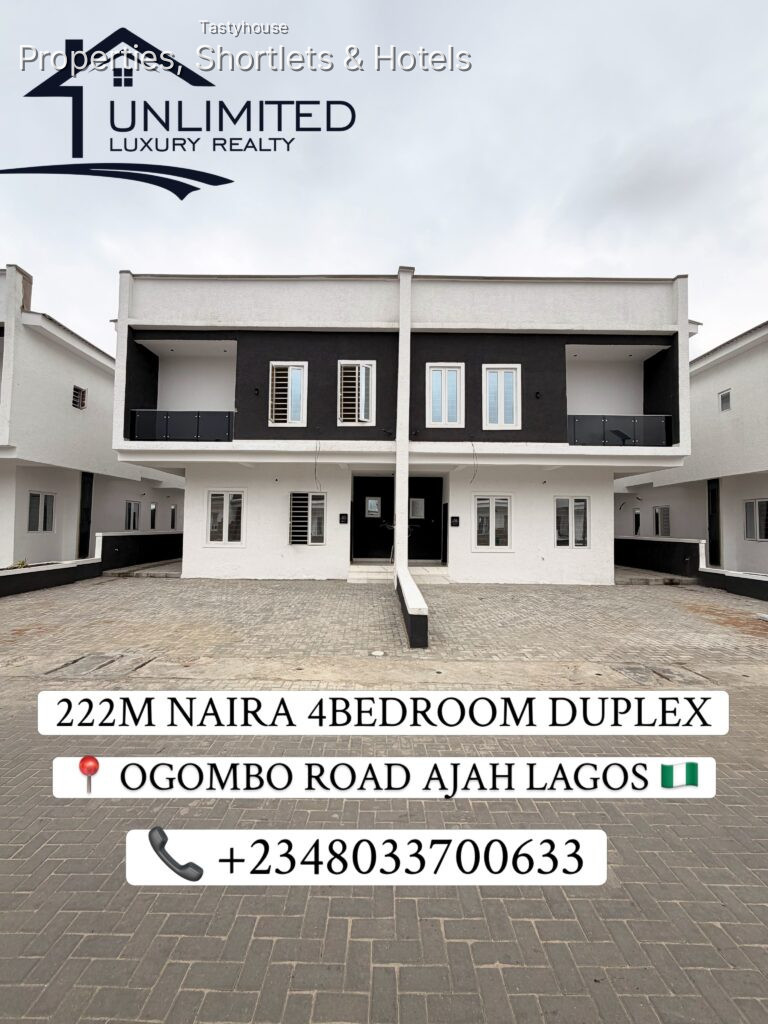 BEDROOM SEMI DETACHED DUPLEX WITH BỌ AND INVERTER
