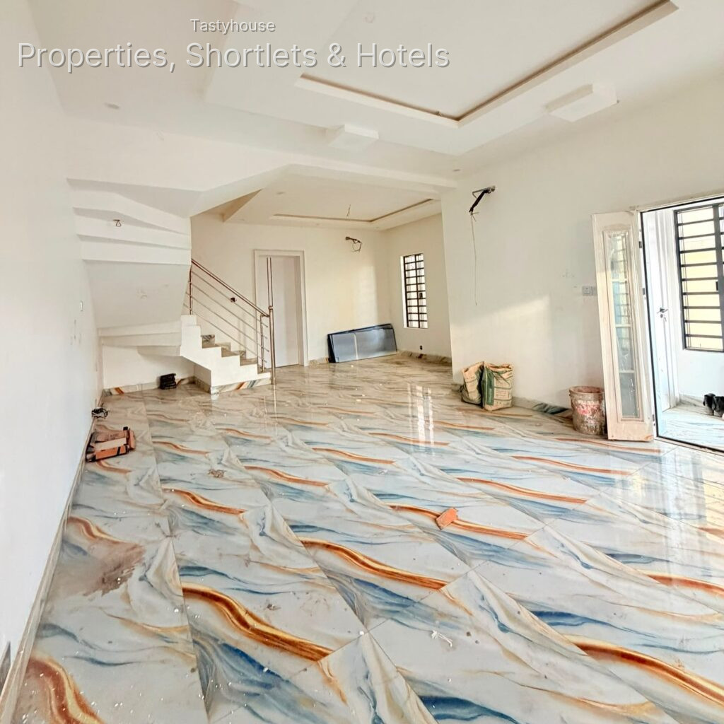 NEWLY BUILT 4 BEDROOM SEMI DETACHED DUPLEX WITH A ROOM BQ
