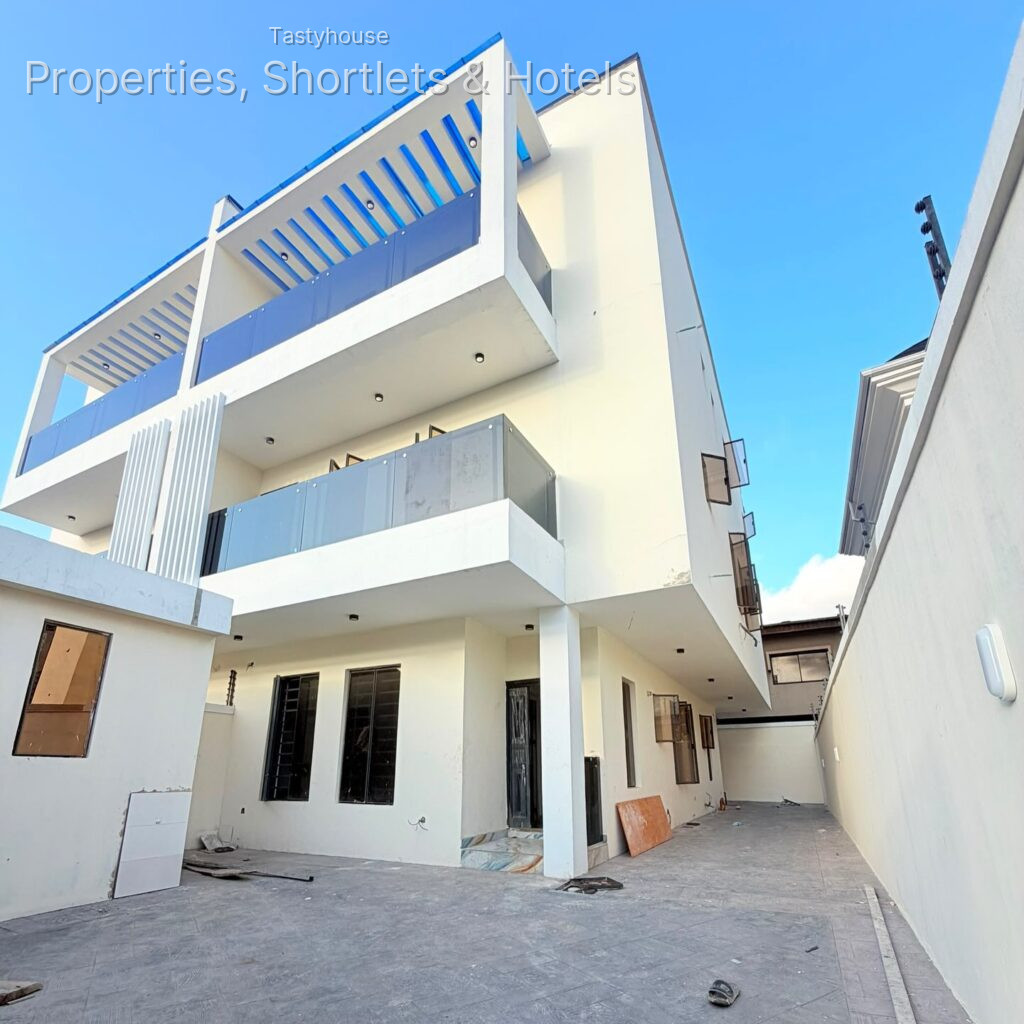NEWLY BUILT 4 BEDROOM SEMI DETACHED DUPLEX WITH A ROOM BQ
