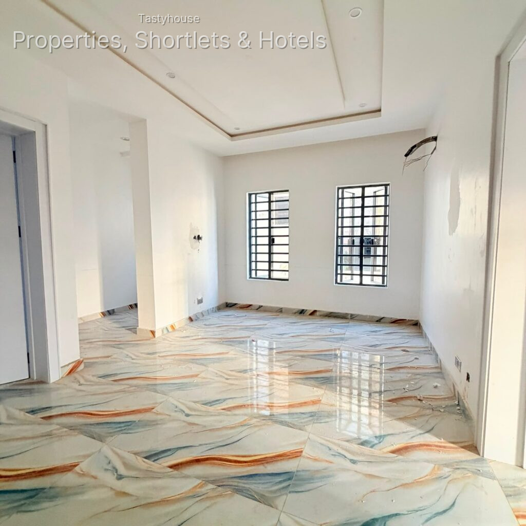 NEWLY BUILT 4 BEDROOM SEMI DETACHED DUPLEX WITH A ROOM BQ
