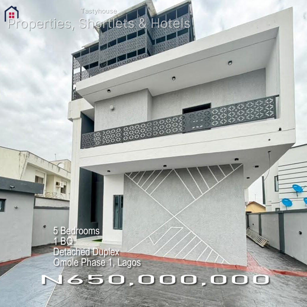 5 – Bedroom Detached Duplex with BQ,