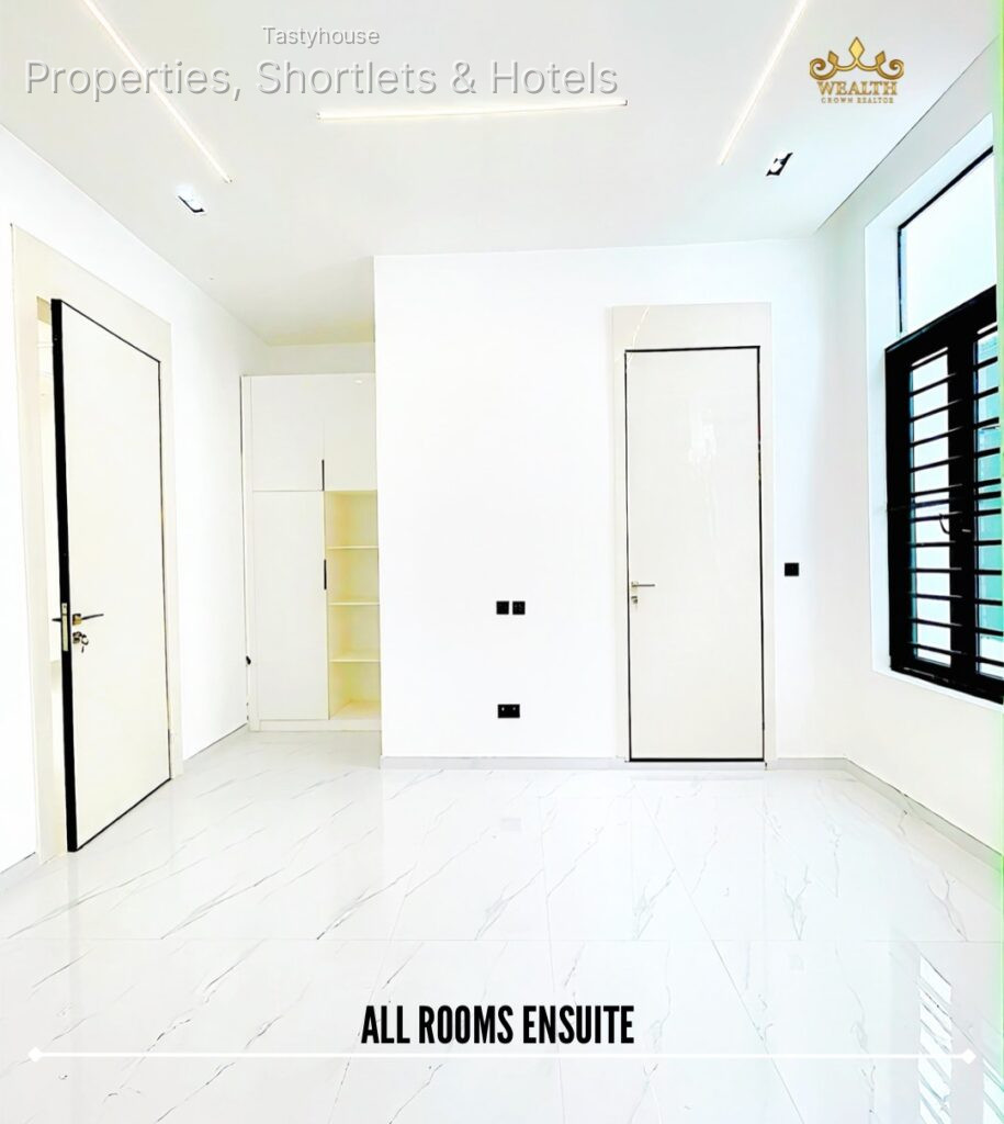 finished 5 bedrooms detached duplex