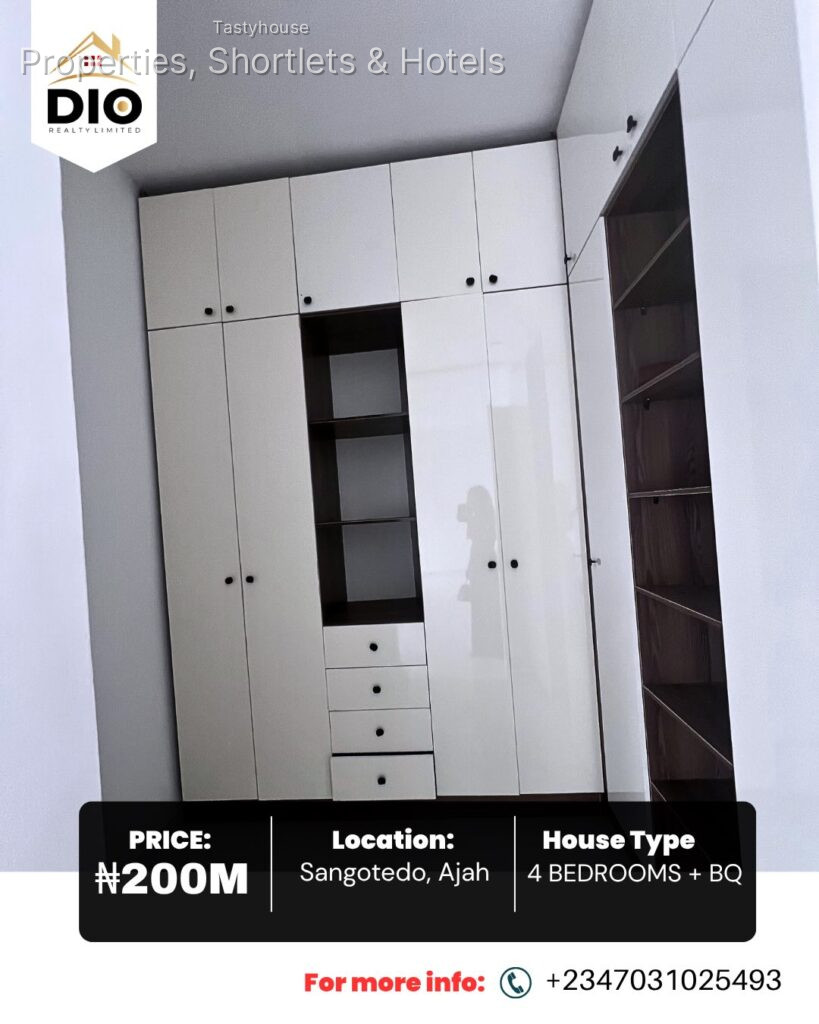 Spacious 4-Bedroom Fully Detached Duplex