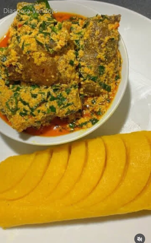 Egusi Soup & Eba
