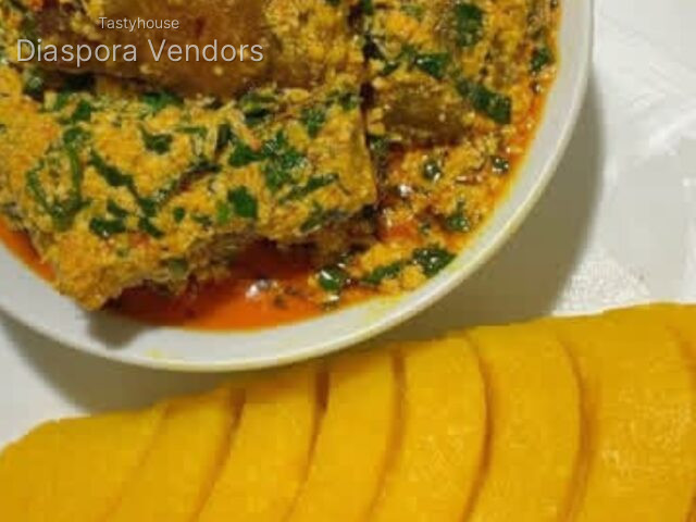 Egusi Soup & Eba