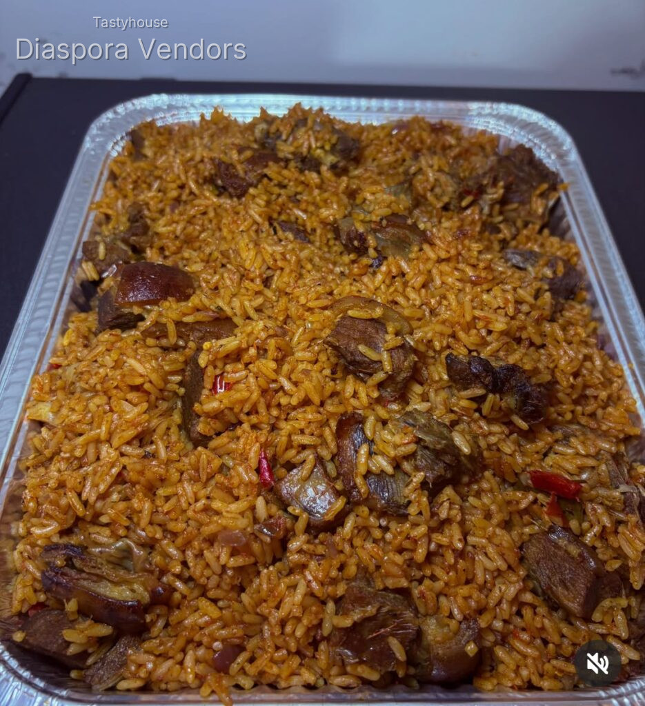 Small Tray Asun Jollof Rice