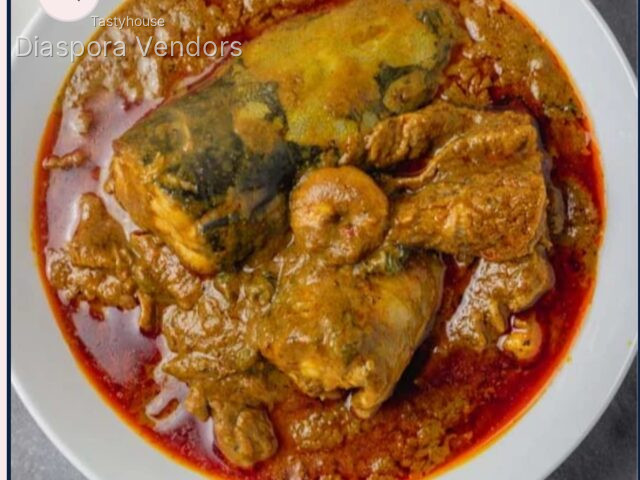 Banga Soup with Catfish