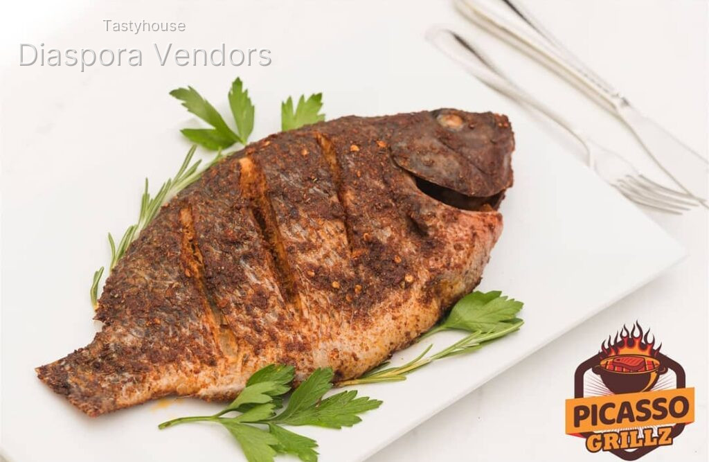 Grilled Whole Tilapia Fish