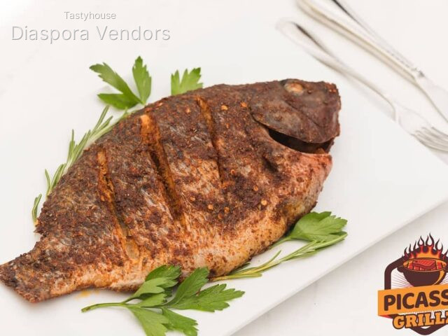 Grilled Whole Tilapia Fish