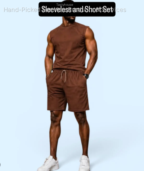Men’s Sleeveless & Shorts Set