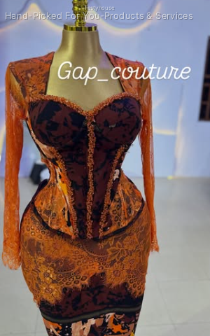 Ankara Corset Dress