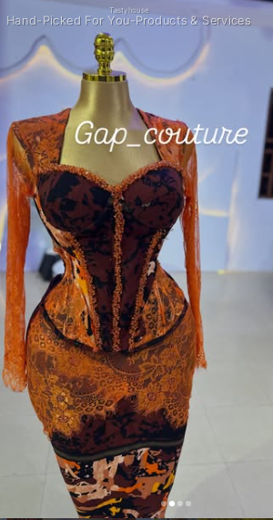 Ankara Corset Dress