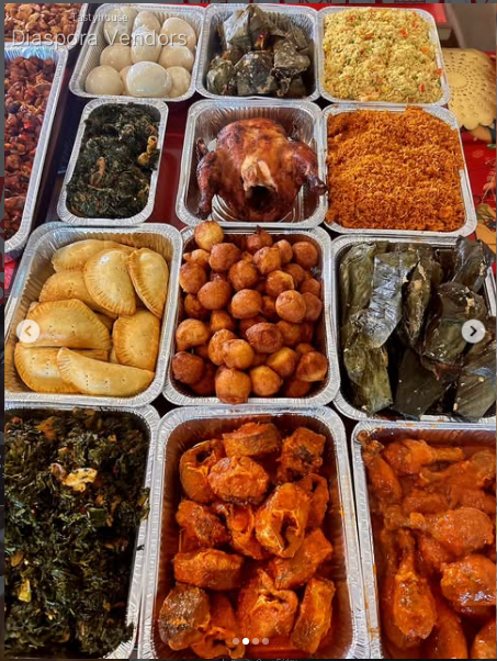 Nigerian Jollof, Fried Rice, Soups & Proteins