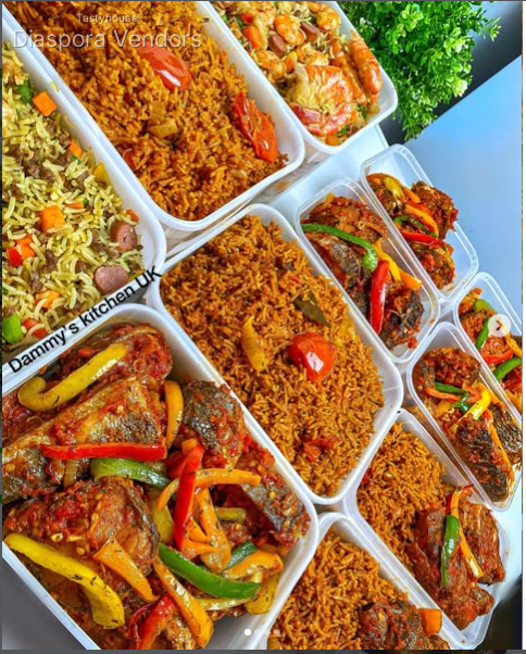 Nigerian Food Trays