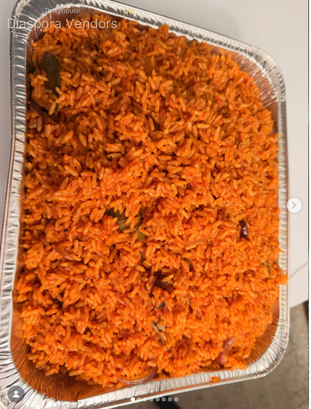 Jollof Rice & Protein Tray