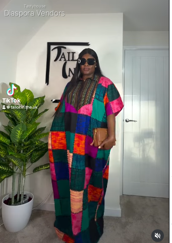 Patchwork Maxi Dress