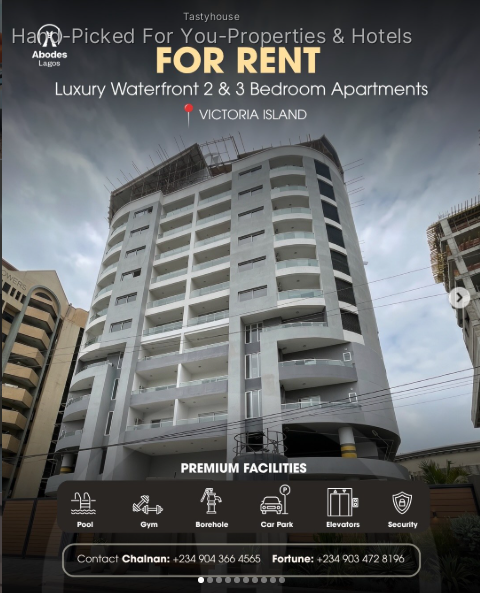 3-Bedroom Waterfront Apartment for Rent