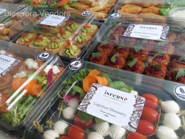 Inferno Catering Wales Aluminium Set Buffet